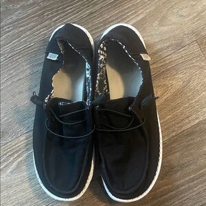 Hey Dude Women's Black Loafers